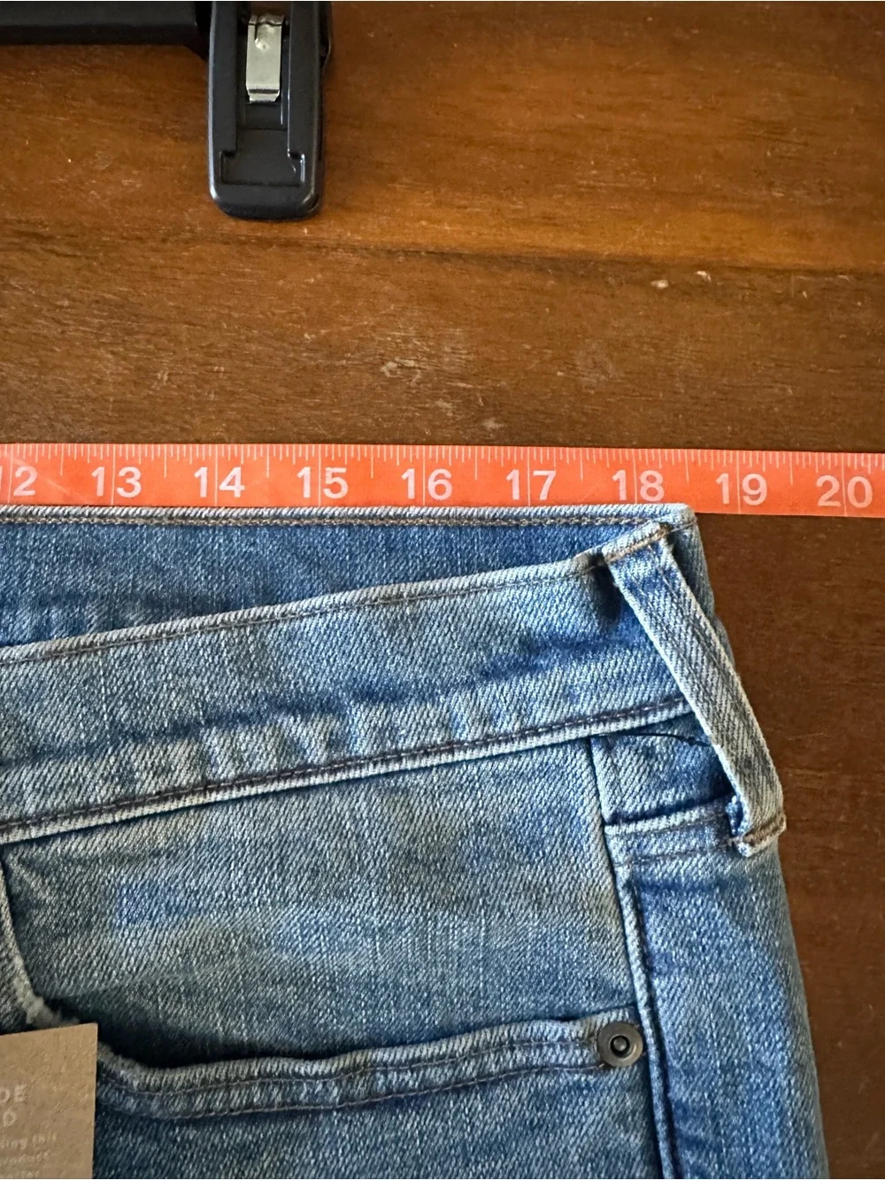 J. Crew 484 Classic Men's Blue Denim Jeans size 36 x 32 NWT